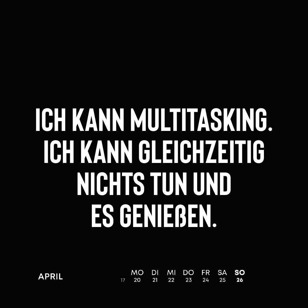 Ich liebe Sarkasmus 2026 - 52 Wochen im Jahr - Wochentischkalender