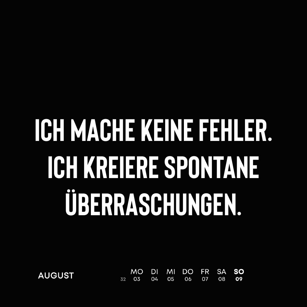 Ich liebe Sarkasmus 2026 - 52 Wochen im Jahr - Wochentischkalender