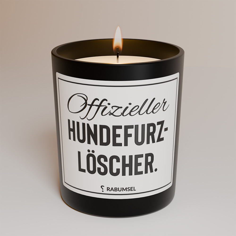 Hundefurzlöscher - Duftkerze