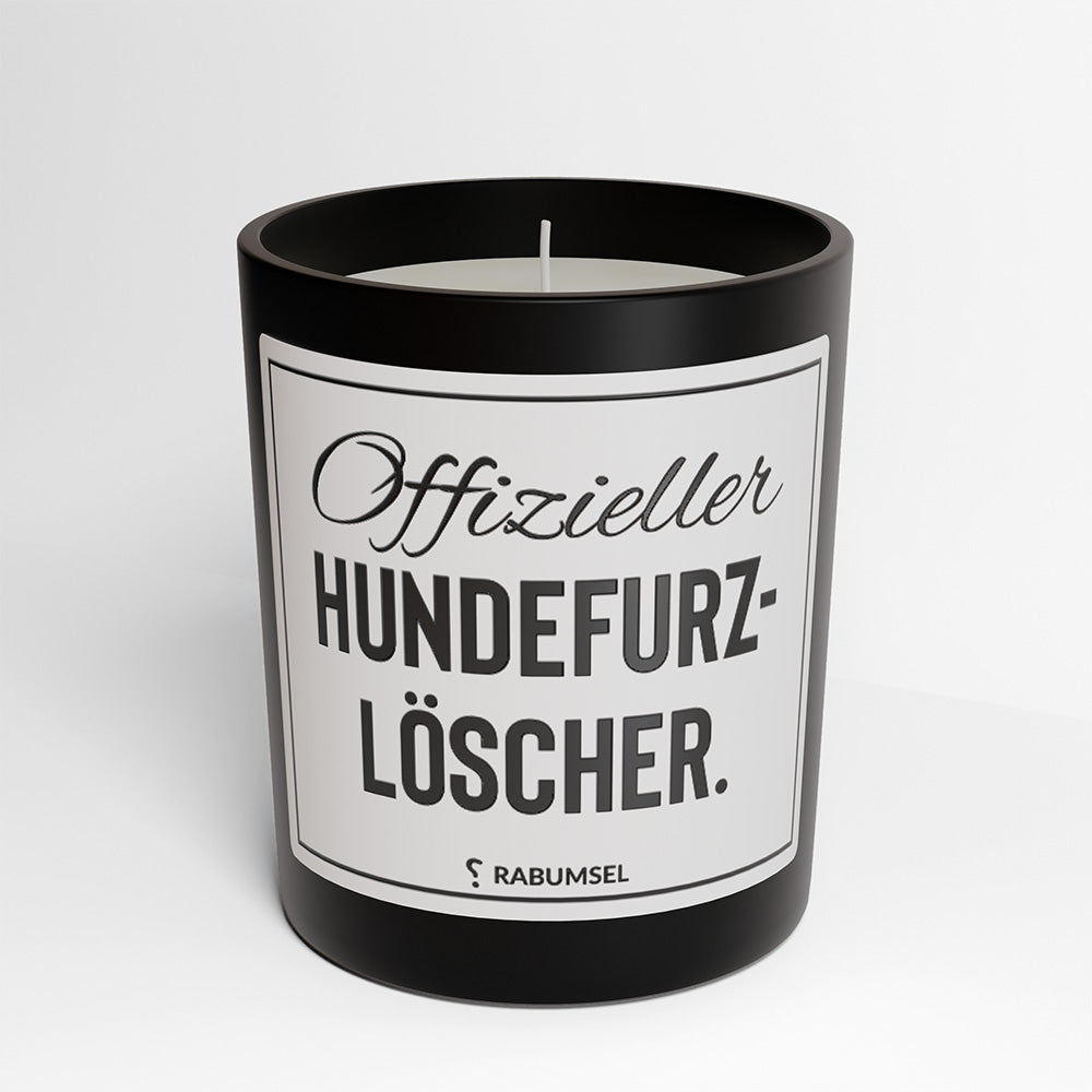 Hundefurzlöscher - Duftkerze