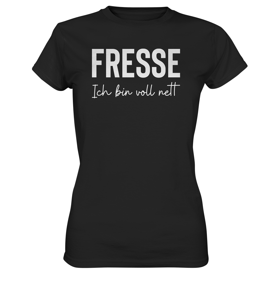 Fresse ich bin voll nett - Frauen T-Shirt