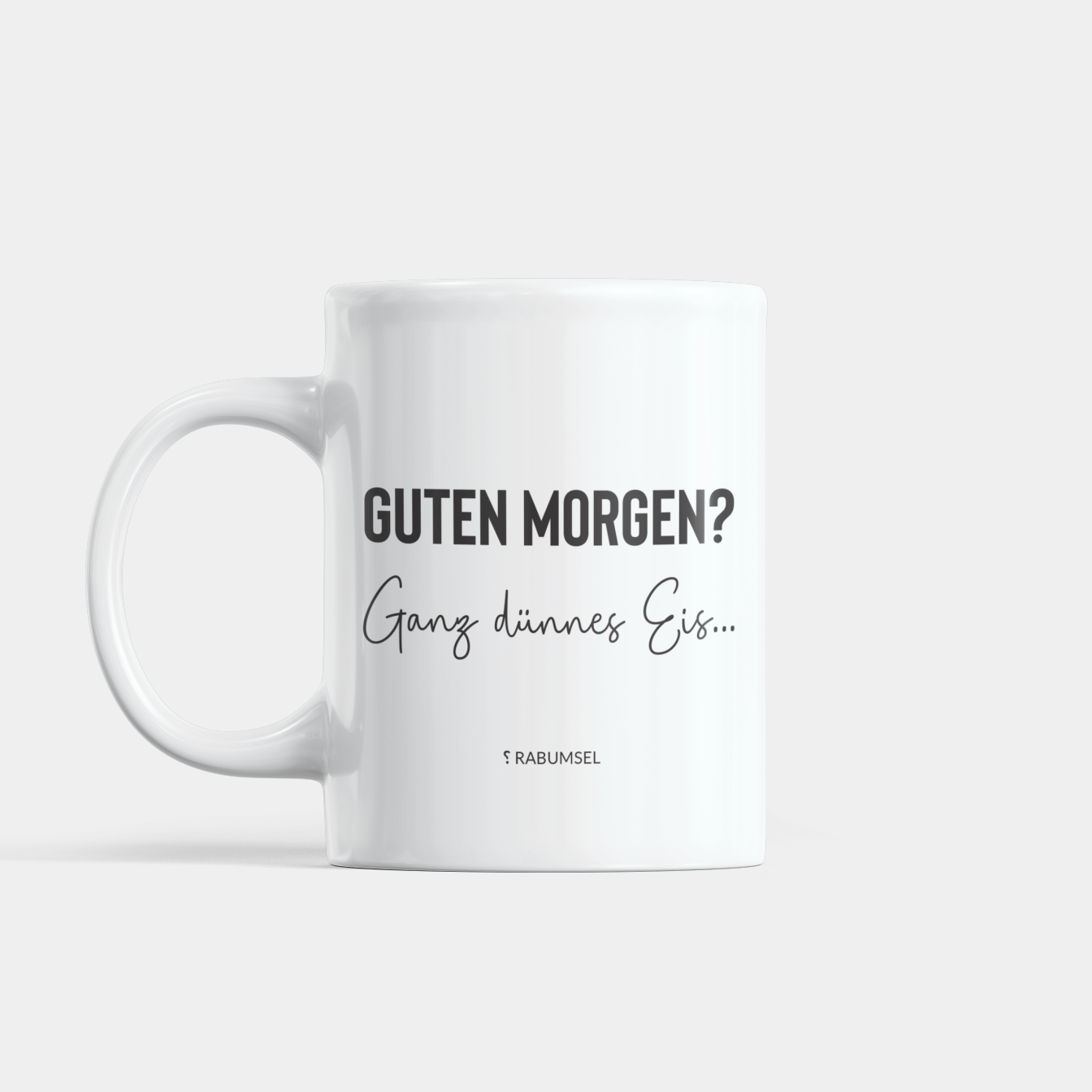 Guten Morgen? Ganz dünnes Eis... - Tasse