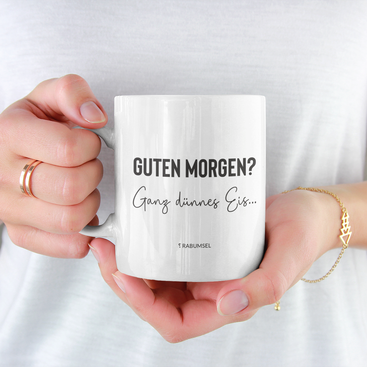 Guten Morgen? Ganz dünnes Eis... - Tasse