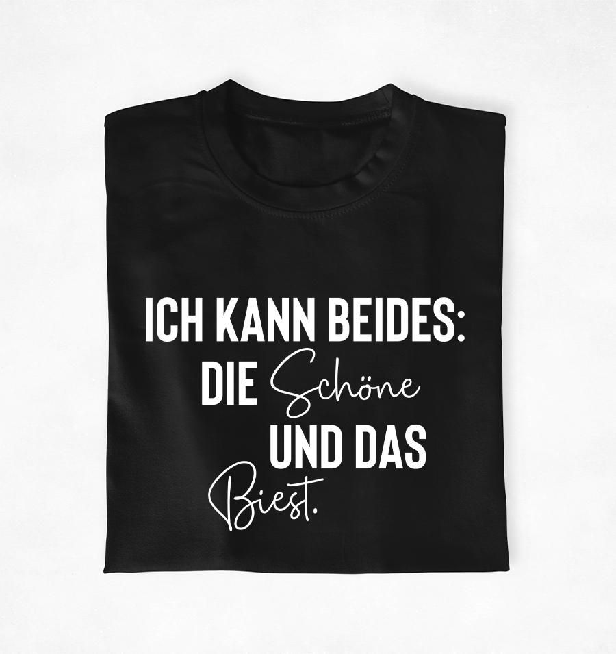 Ich kann beides: Die Schöne und das Biest - Unisex T-Shirt